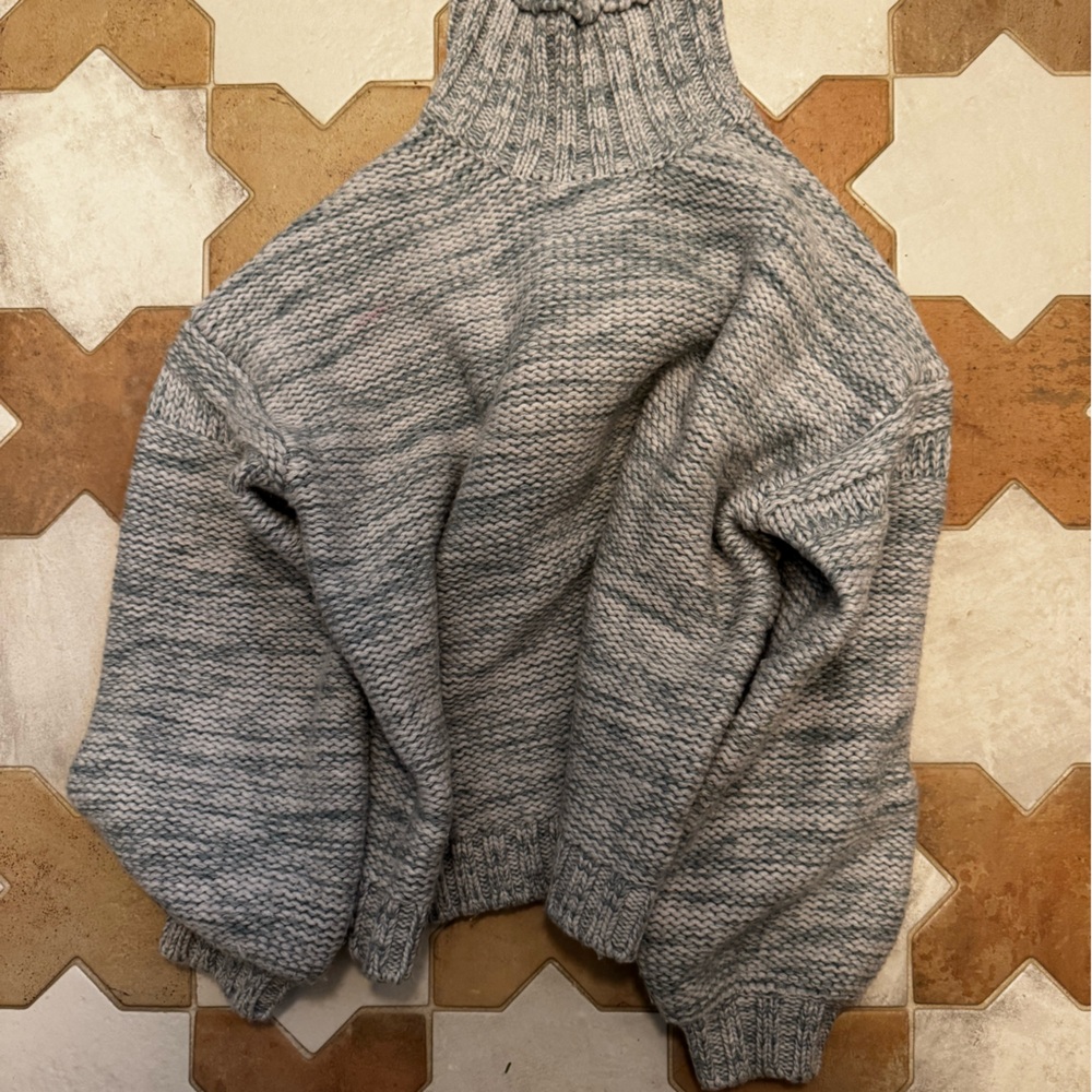 Alex Mill Heather Blue Knit Sweater